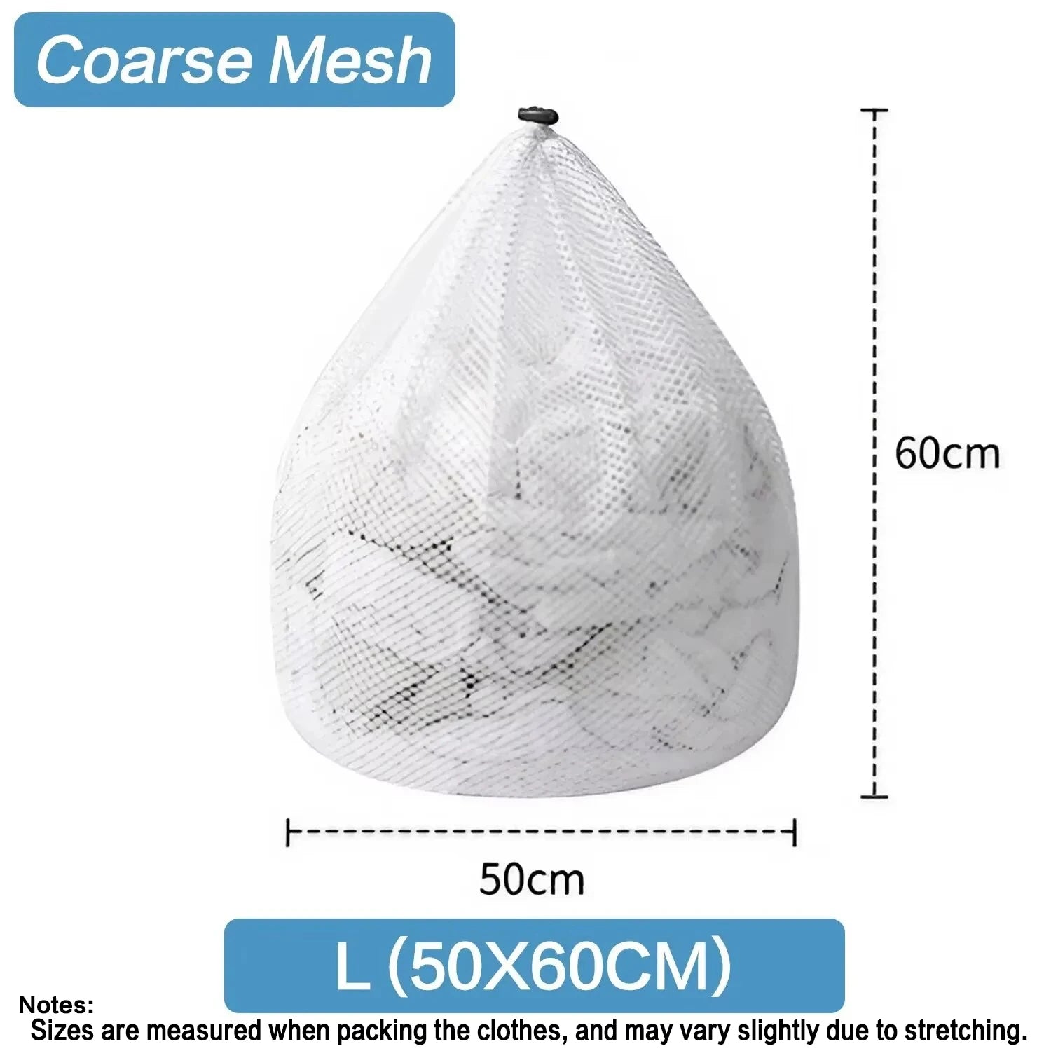 Mesh Laundry Bags with Drawstring for Delicates and Sweaters