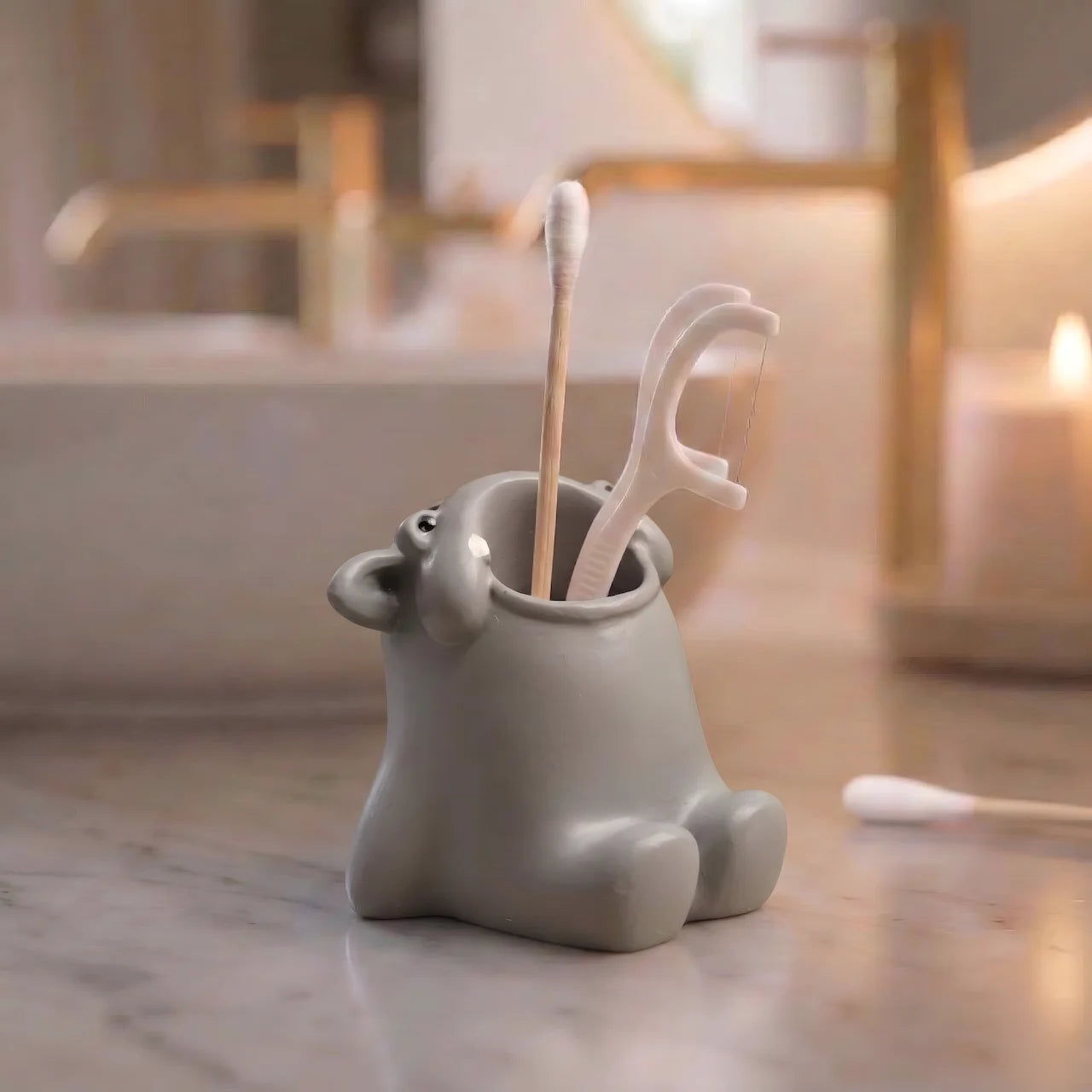 Whimsy Animal Toothbrush Holder – Corgi, Shark, Hippo, Duckling