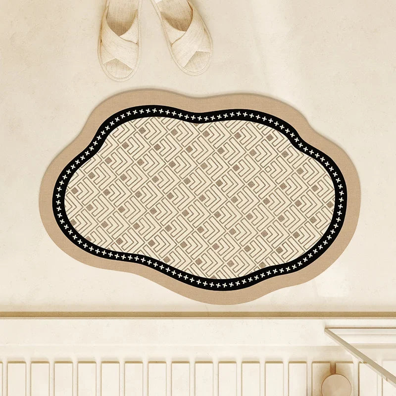 Cartoon Animal Shaped Bath Mat – Soft Anti-Slip Rug for Bathroom, Bedroom, or Nursery