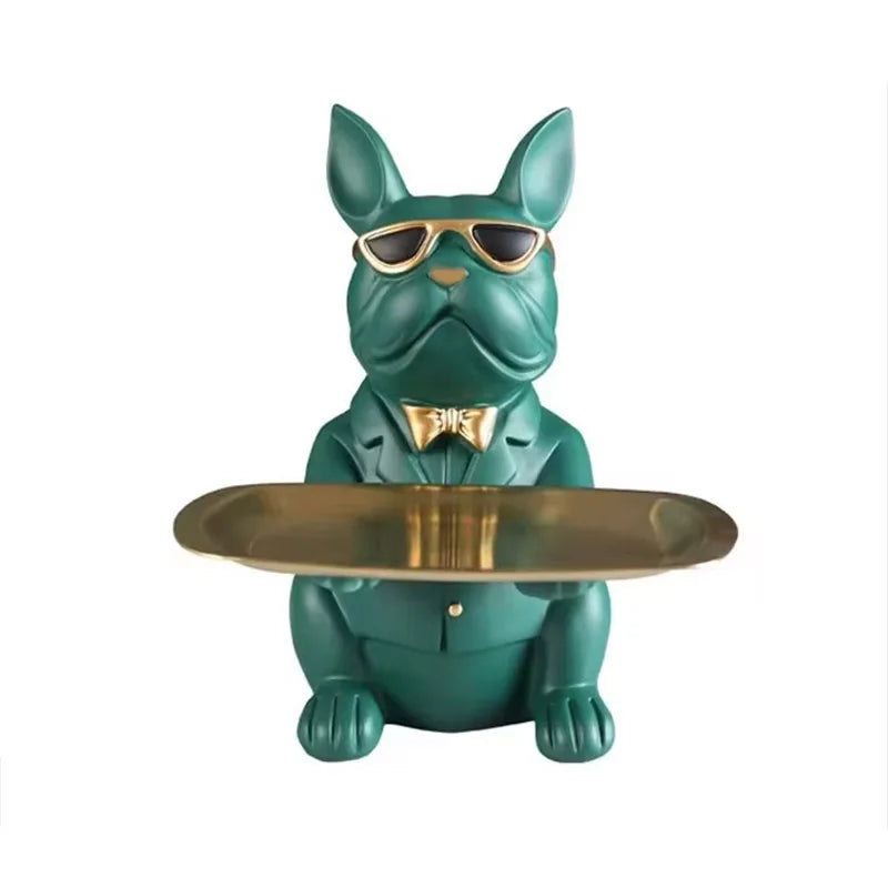 Hayes Bulldog Decorative Tray Organizer