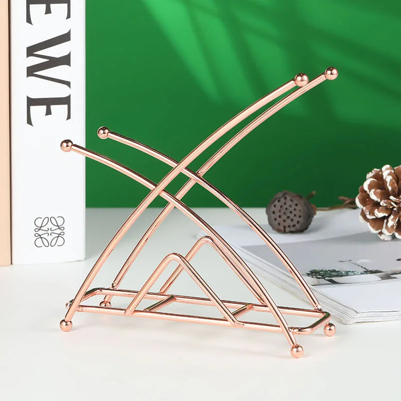 Modern Metal Napkin Holder for Kitchen or Dining Table
