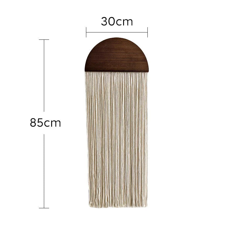 Marlow Woven Tassel Wall Hanging with Wooden Arch
