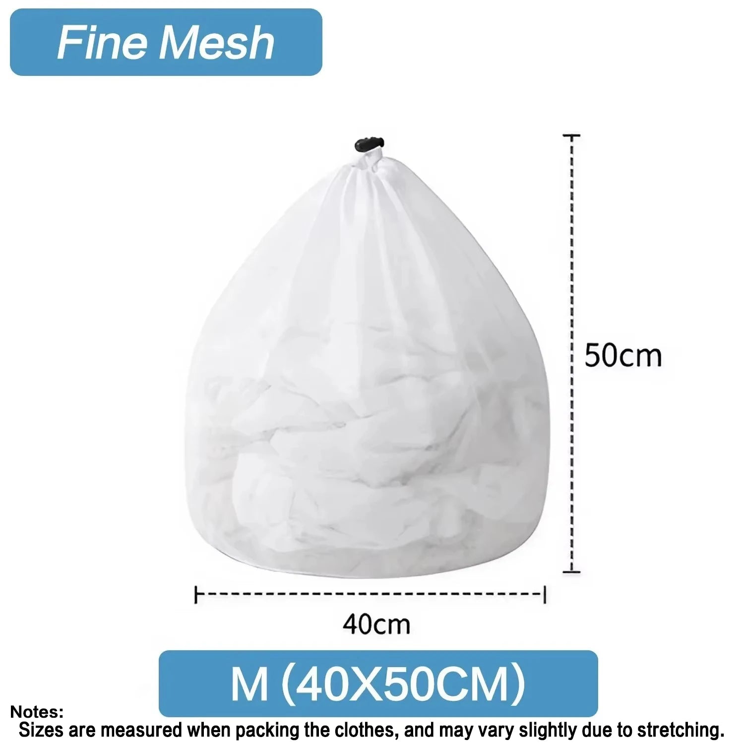 Mesh Laundry Bags with Drawstring for Delicates and Sweaters