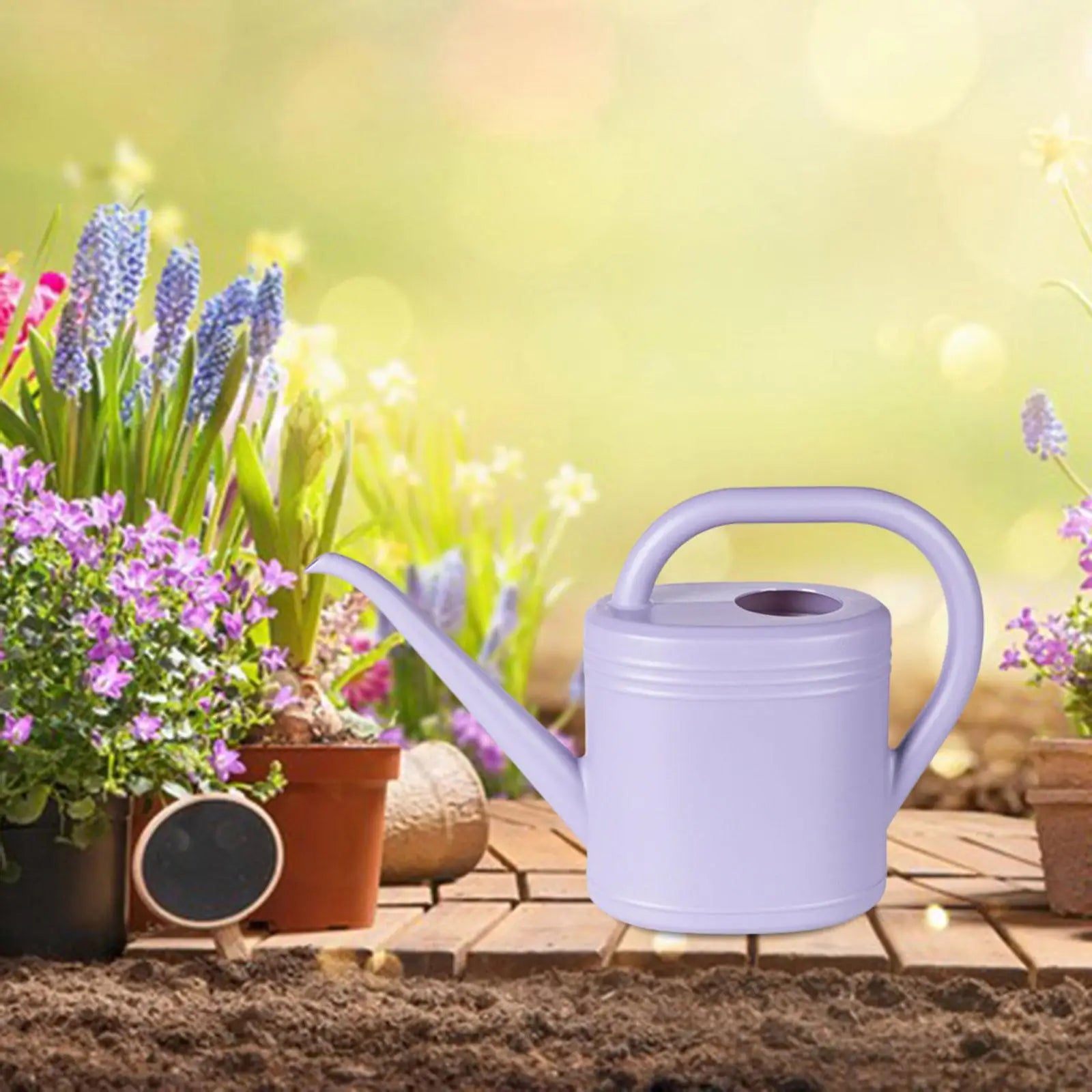 Lightweight Plastic Watering Can for Indoor & Outdoor Plants