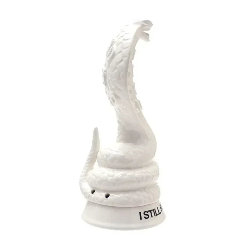 Cobra Ceramic Incense Holder – Sculptural Animal Home Decor
