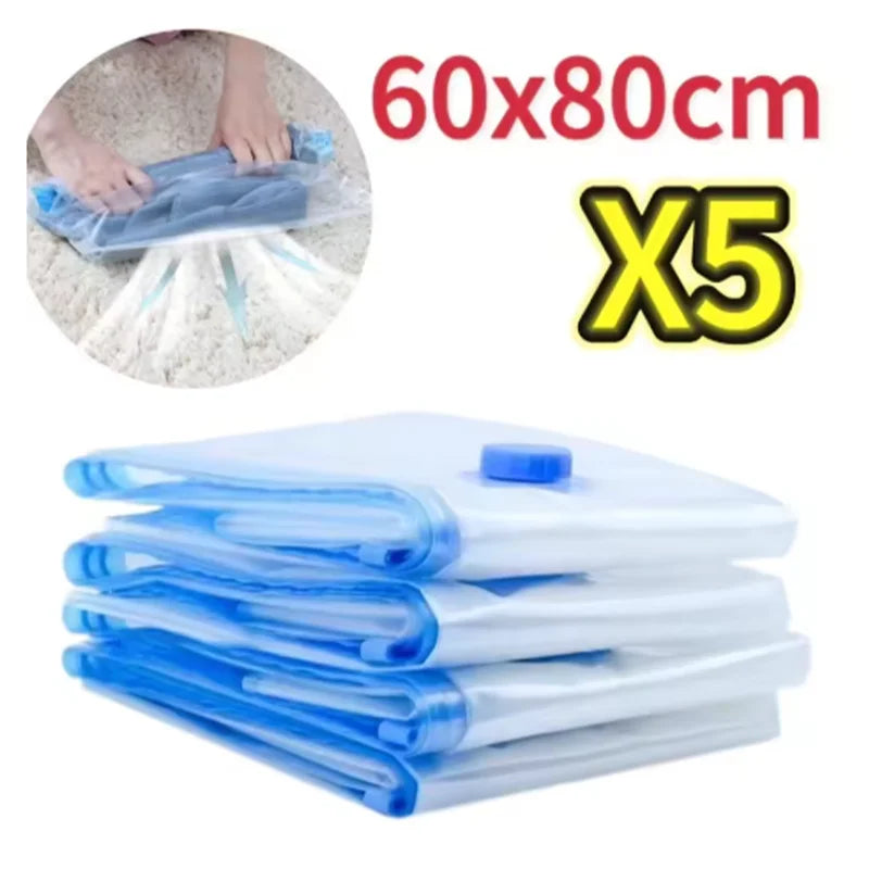 Space-Saving Vacuum Storage Bags for Closet & Travel