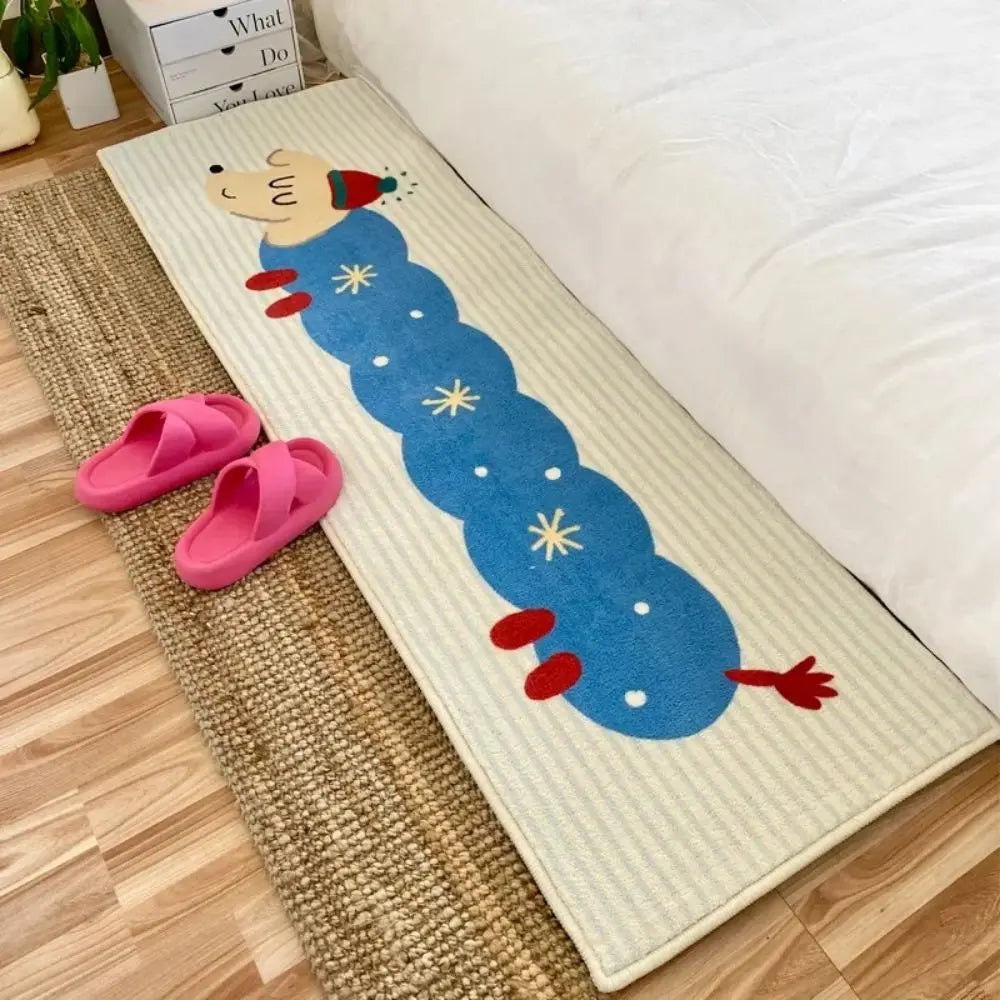 Joyful Animal Hallway Runner Rug – Soft Washable Bedroom Mat