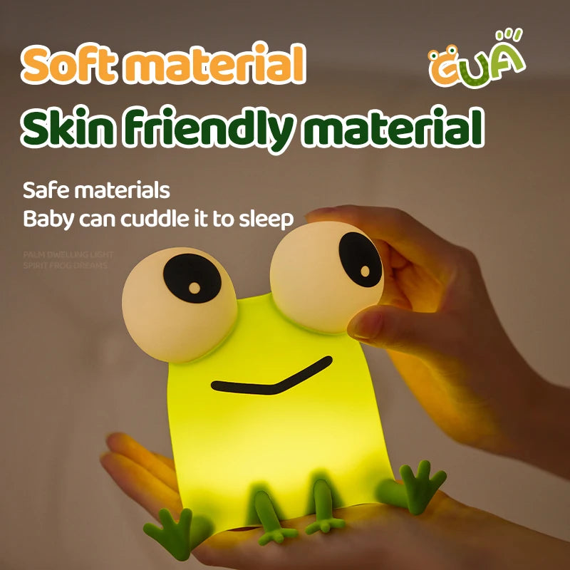 Marlow Animal Silicone Night Light – Kids’ Bedside LED Lamp