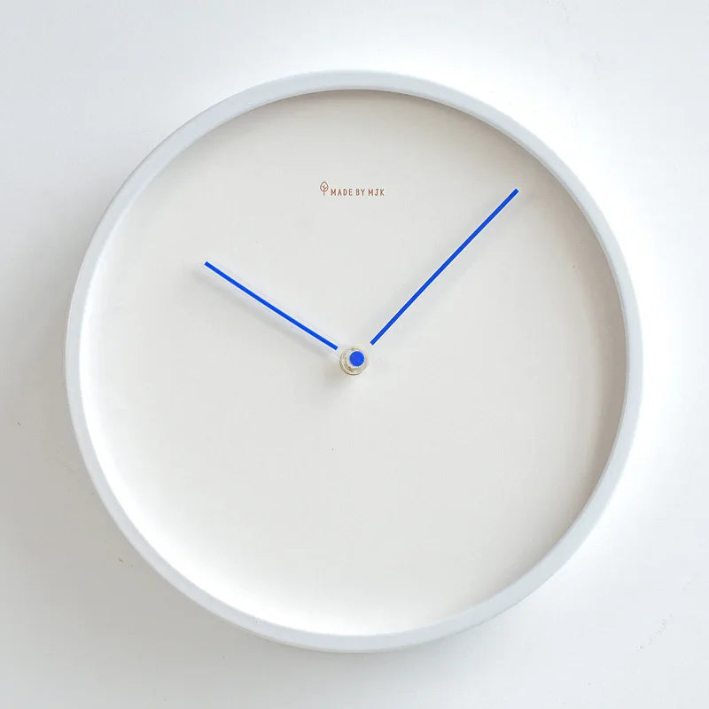 Isla Minimalist Wall Clock – Metal Frame, Silent Quartz Movement