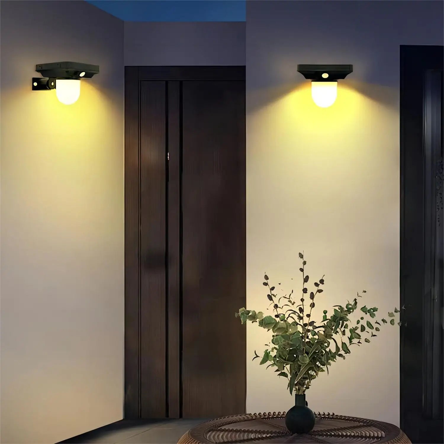 Solar Motion Sensor Garden Pathway Light for Yard and Outdoor Spaces
