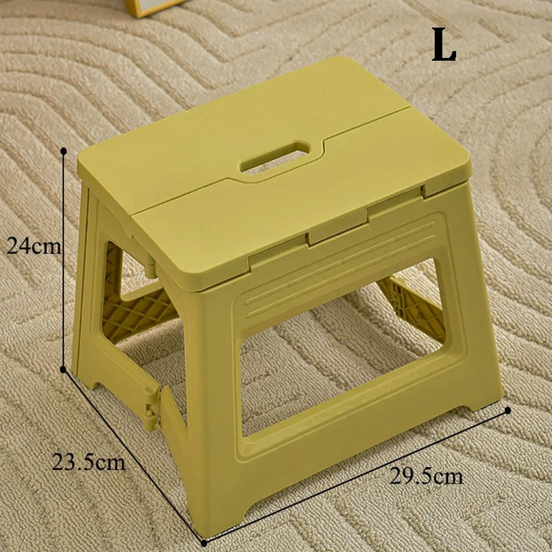 Folding Step Stool for Kitchen, Bathroom, or Bedroom