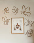 Willow Boho Wooden Butterfly Wall Decor – Set of 6