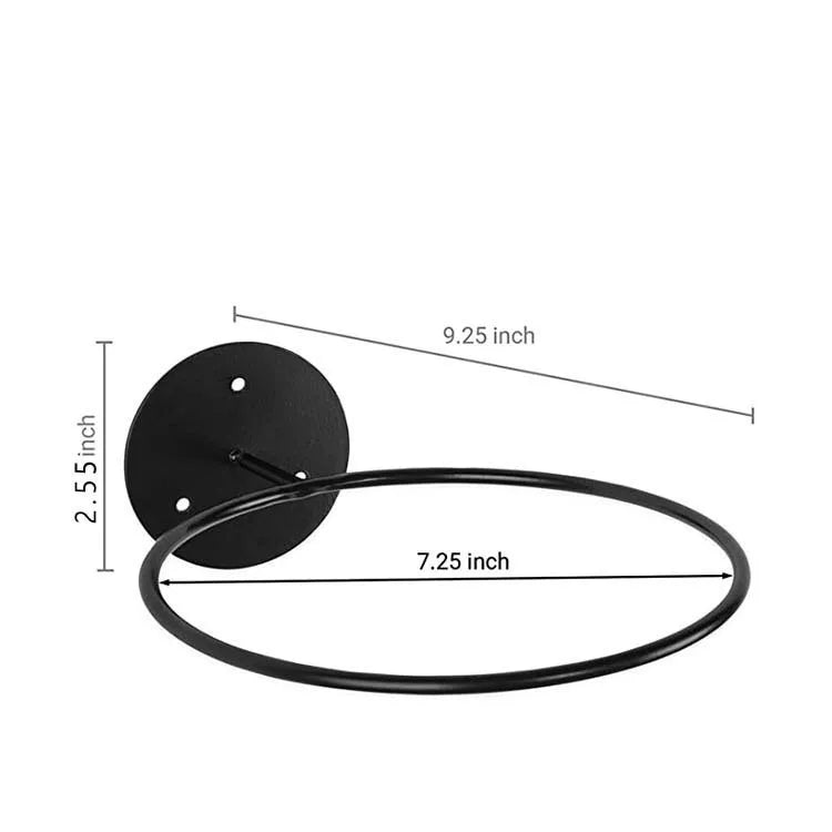 Wall-Mounted Metal Ball Rack for Basketball, Soccer & Sports Balls