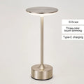 Marlo Rechargeable LED Touch Table Lamp – Dimmable Metal Accent Light for Bedside, Living Room & Cozy Corners