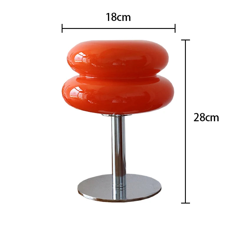 Arden Macaron Glass Table Lamp – Modern Bedside & Accent Lighting