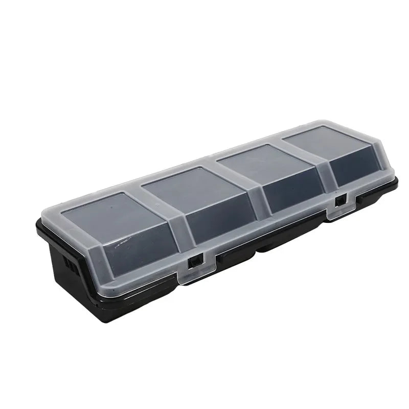 Multi-Compartment Small Parts Organizer Box for Hardware & Craft Supplies