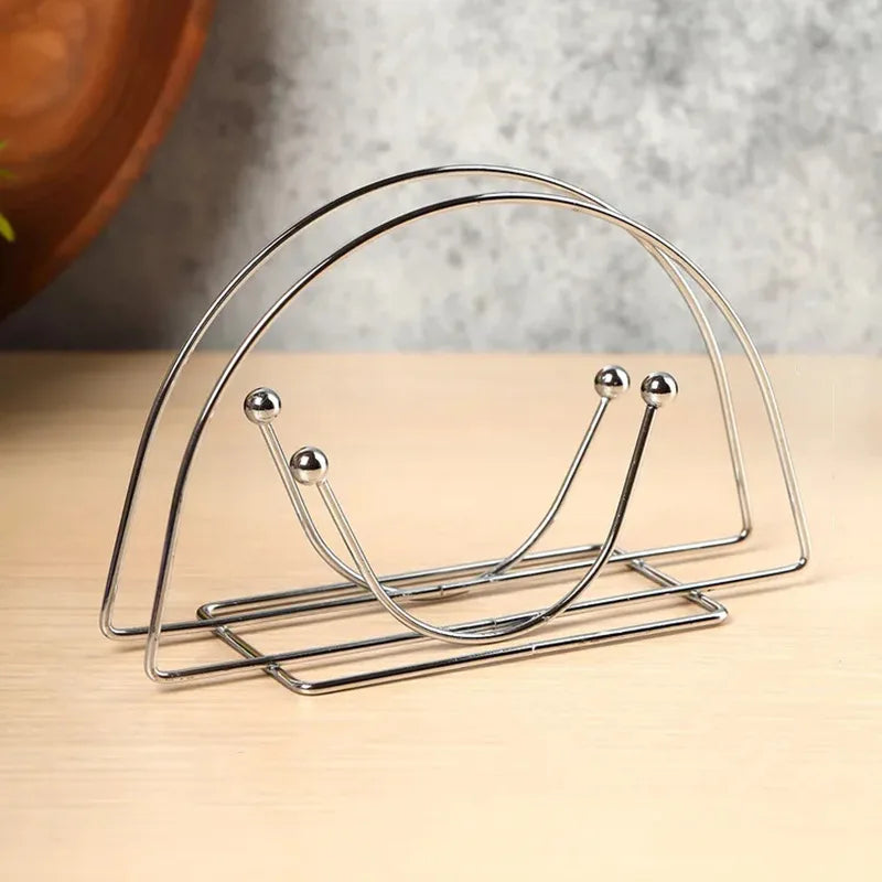 Modern Metal Napkin Holder for Kitchen or Dining Table