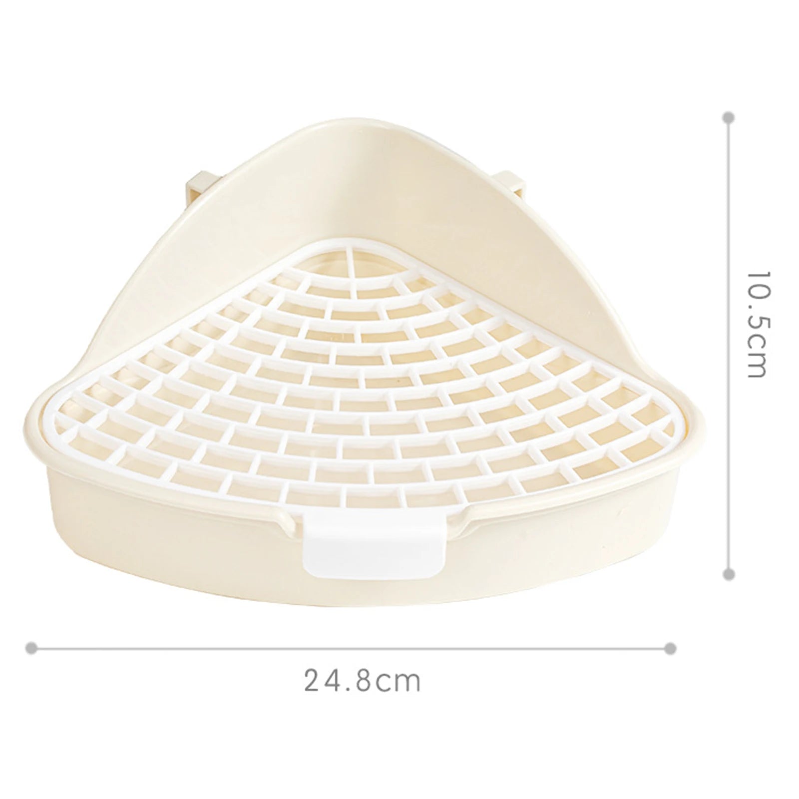 Corner Small Animal Litter Tray – Easy-Clean Potty Box for Bunnies & Pets