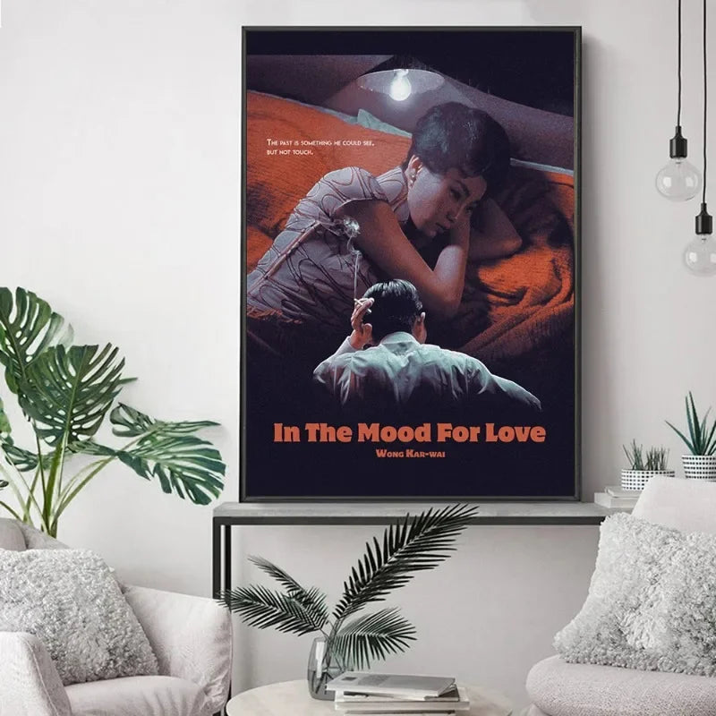 Film-inspired In the Mood for Love art print in a modern living space