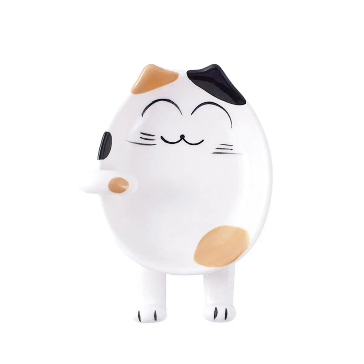 Miko Cat Ceramic Spoon Rest – Cute Kitchen Utensil Holder