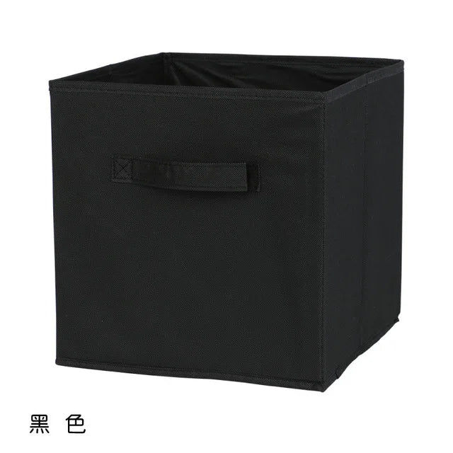 Foldable Fabric Cube Storage Bin for Shelves, Closets & Playrooms