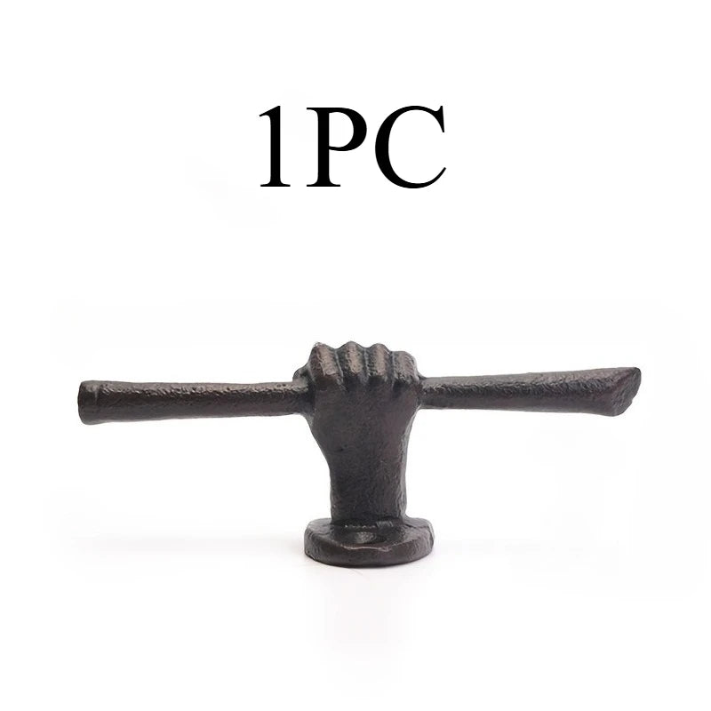 Barrow Hand Cast Iron Wall Hook for Entryway or Bedroom