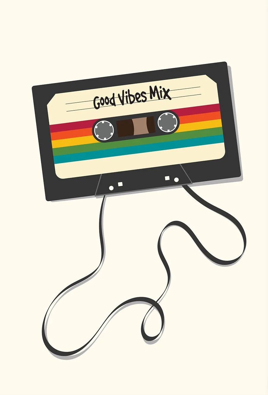 Vinton Mid-Century Vinyl Records Canvas Art Print