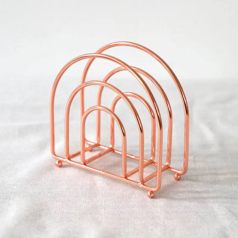 Modern Metal Napkin Holder for Kitchen or Dining Table