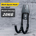 Wall-Mounted Metal Utility Hooks for Garage & Tool Storage