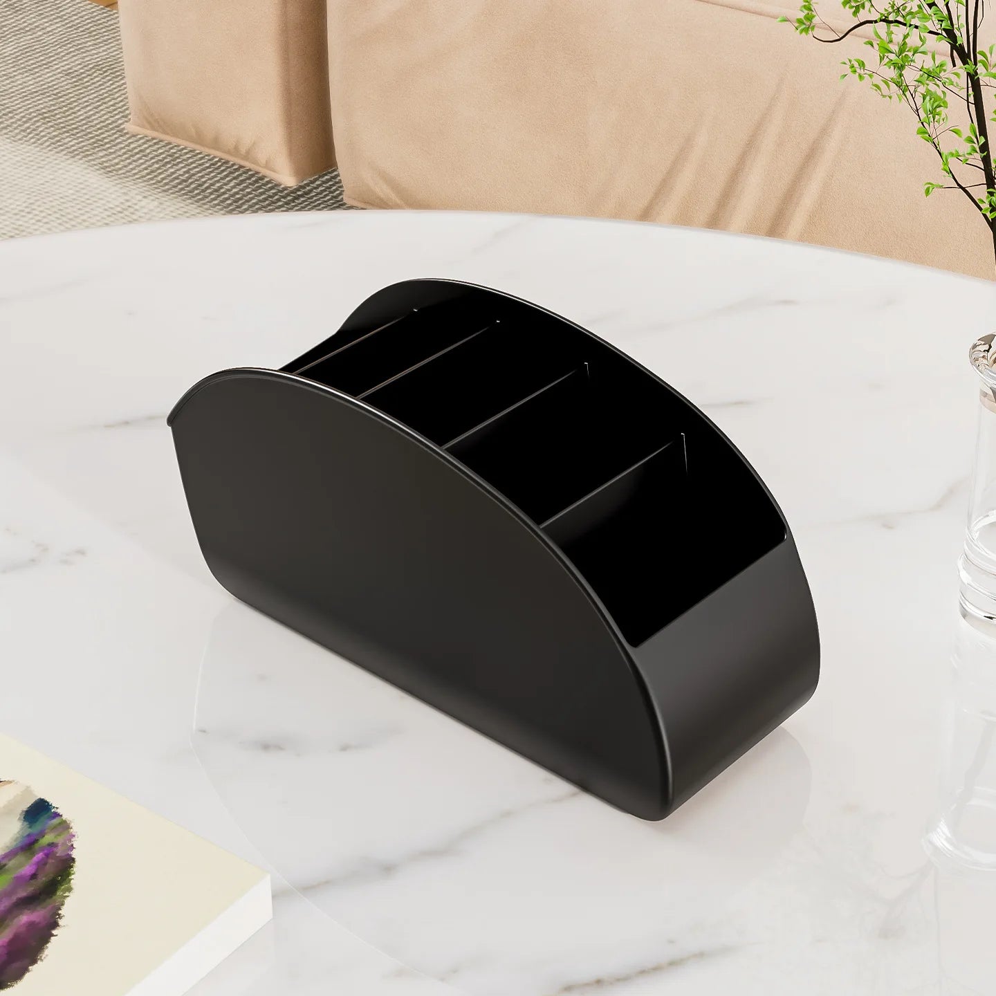 Remote Control Organizer Caddy for Living Room & Bedside Tables