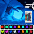 Dimmable Touch LED Night Light – Rechargeable or Plug-In Bedside Lamp