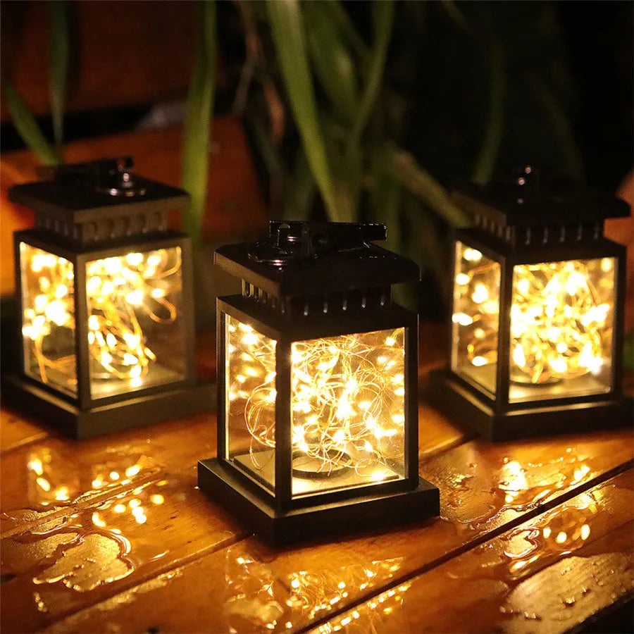 Solar Candle Lantern for Garden and Patio