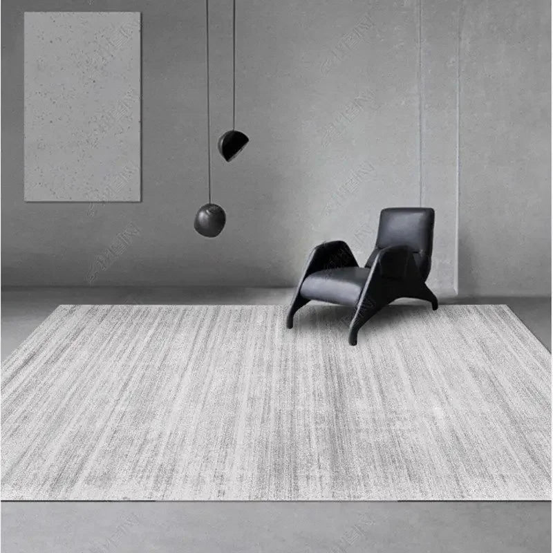 Modern Washable Area Rug with Anti-Slip Backing for Living Room