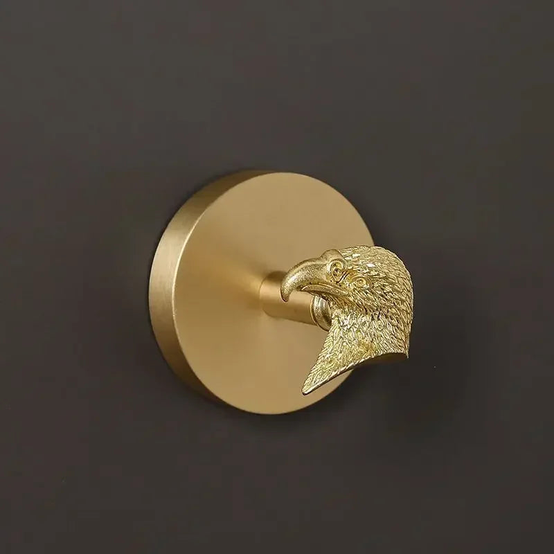Alder Brass Animal & Botanical Wall Hook
