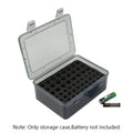 54-Slot Battery Organizer Box for AA AAA Home Drawer Storage