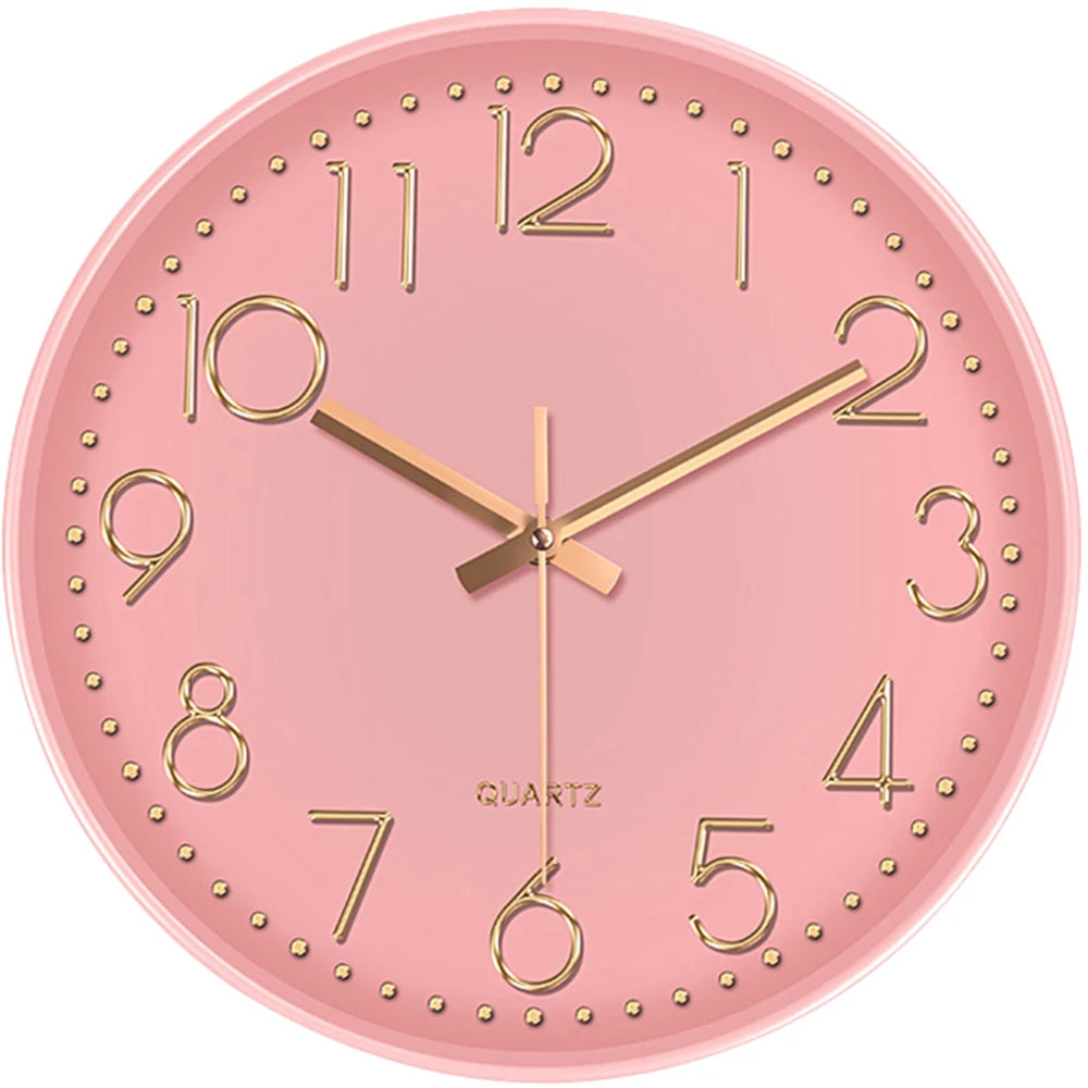 Marlow Minimalist Wall Clock with Tempered Glass Face