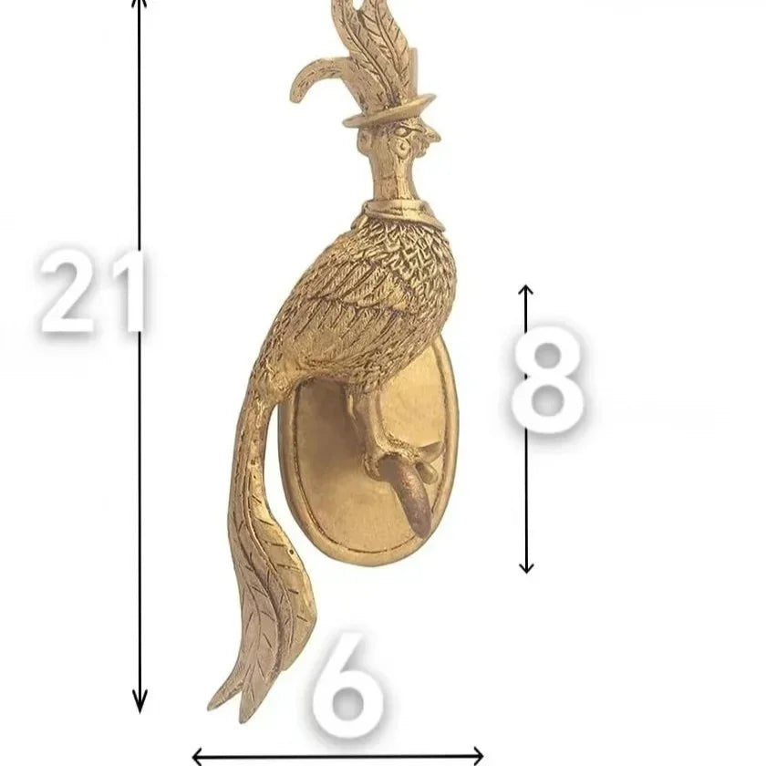 Whimsical Gold Animal Wall Hooks – Set of 3 Sculptural Resin Hooks