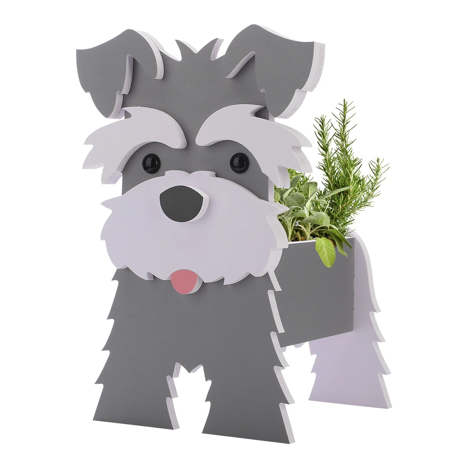 Rowan Dog-Shaped Planter Pot for Small Plants & Succulents