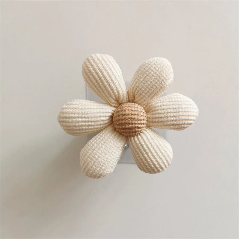 Daisy Fabric Flower Wall Hook for Nursery & Kids’ Room