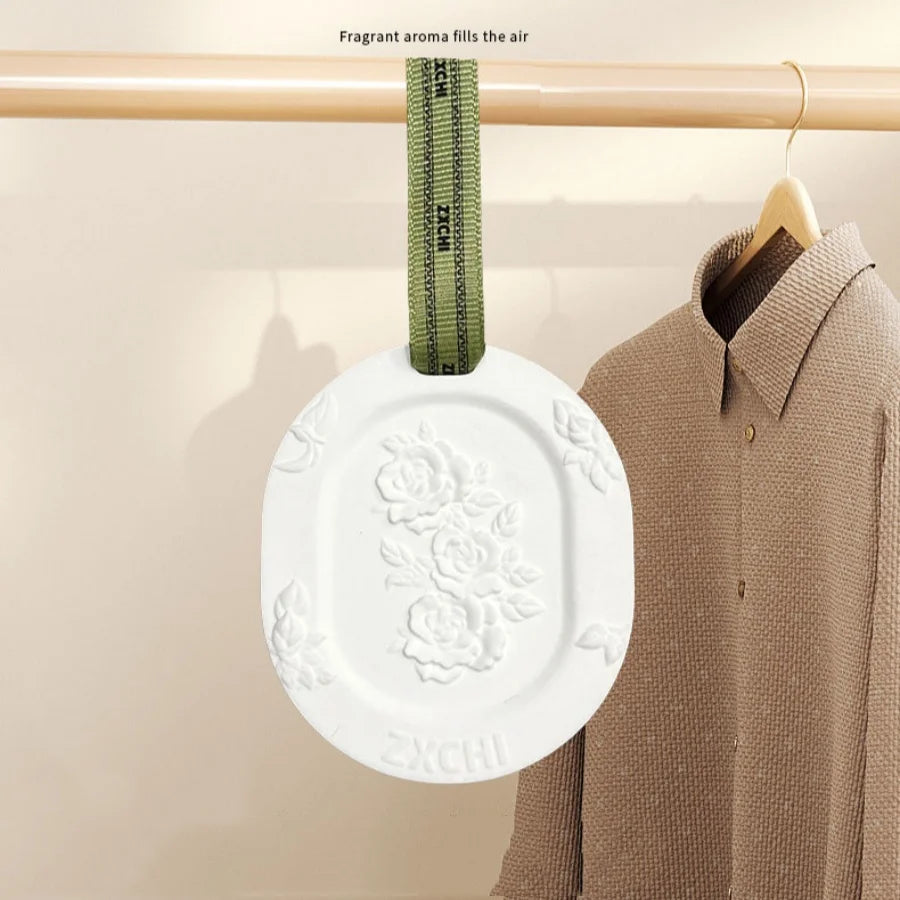 Blossom Embossed Hanging Scented Stone for Closet & Drawer