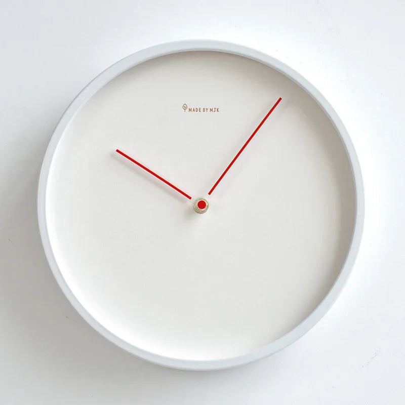 Isla Minimalist Wall Clock – Metal Frame, Silent Quartz Movement