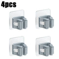 Self-Adhesive Wall Mop Holders for Bathroom & Kitchen Organization