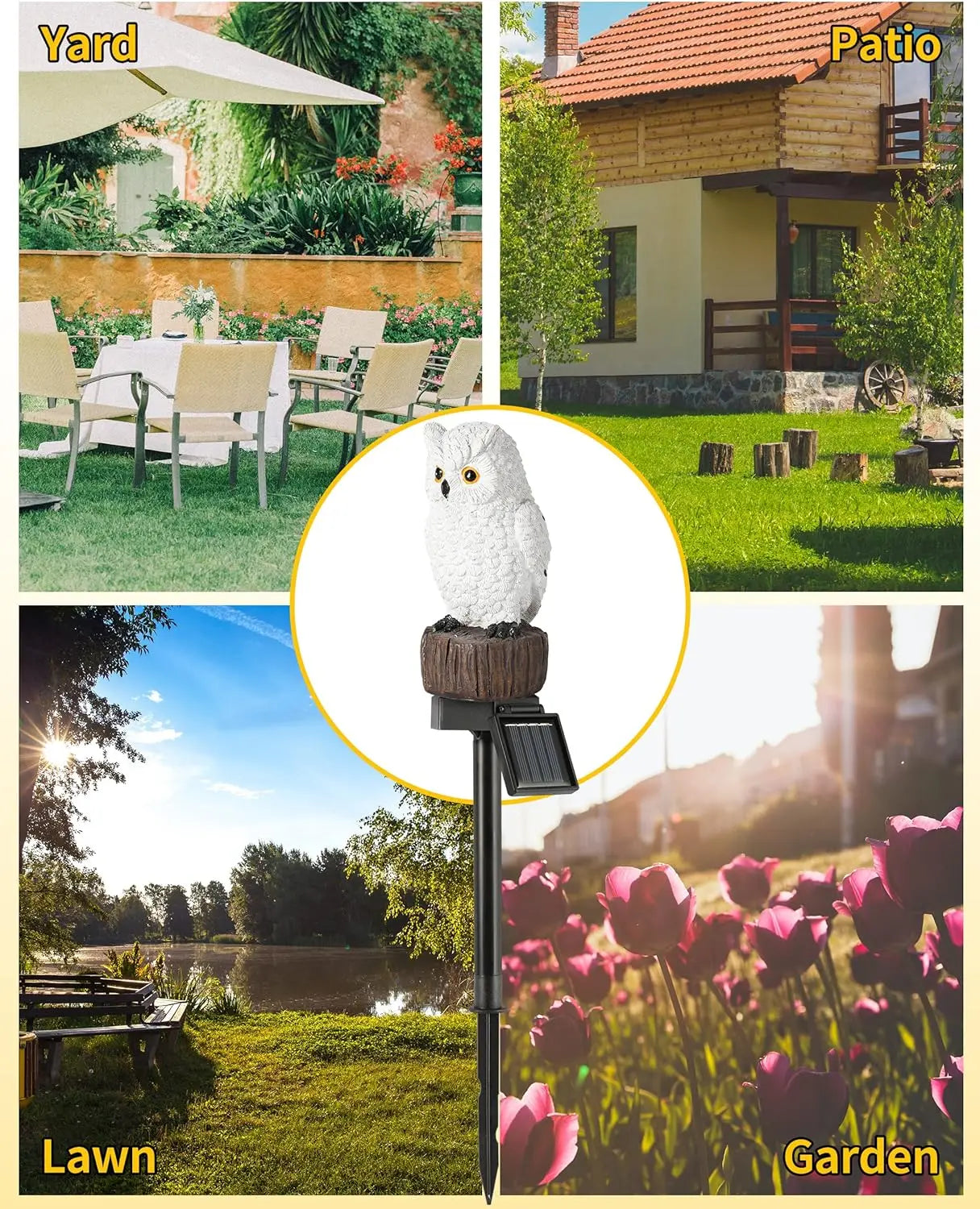 Woodland Animal Solar Garden Pathway Light