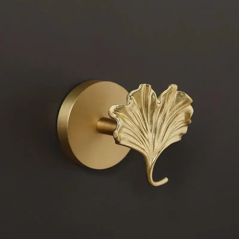 Alder Brass Animal & Botanical Wall Hook