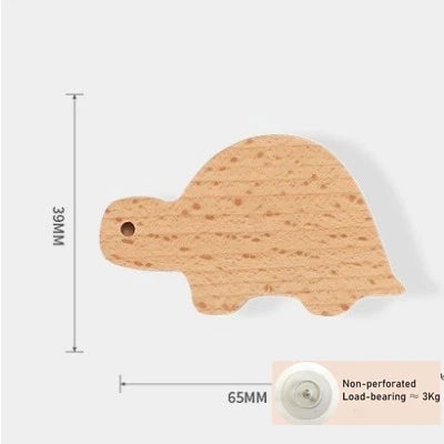 Woodland Animal Wooden Wall Hooks