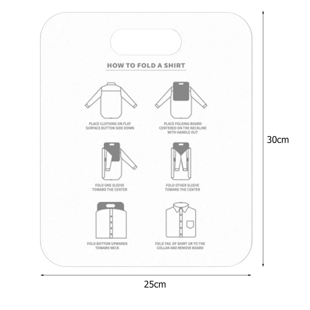 Clothes Folding Board for Laundry Shelf and Closet Organization