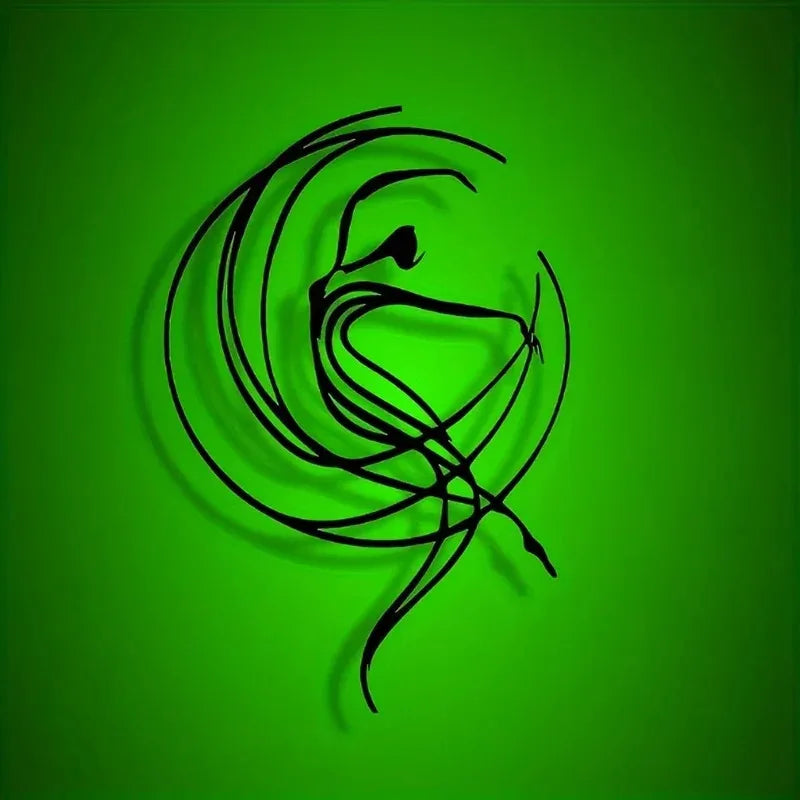 Isla Dancer Metal Wall Art – Minimalist Living Room Decor