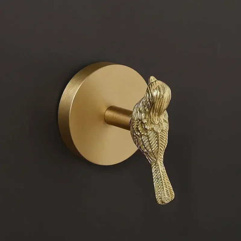 Alder Brass Animal & Botanical Wall Hook