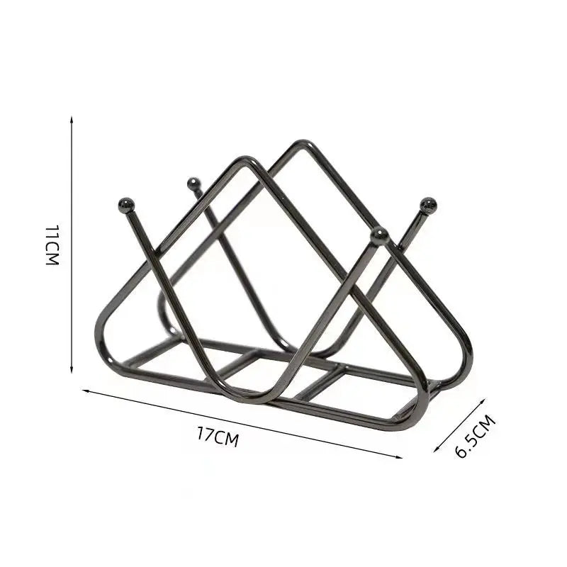Modern Metal Napkin Holder for Kitchen or Dining Table