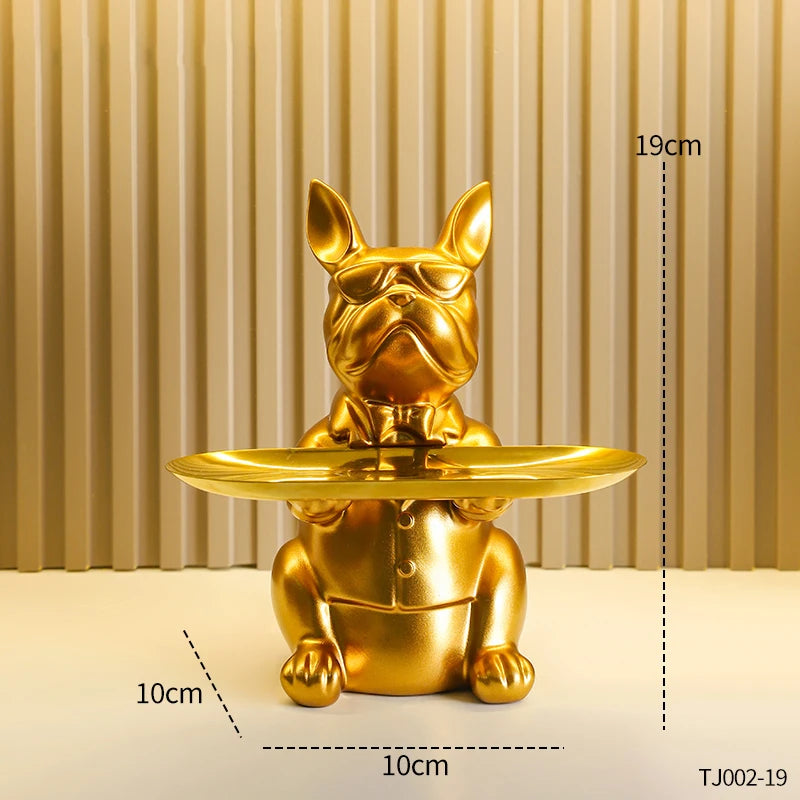 Hayes Bulldog Decorative Tray Organizer